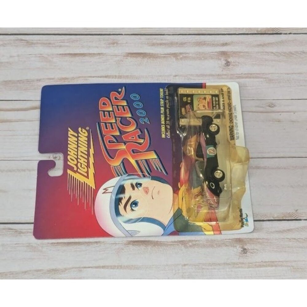 Johnny Lightning Speed Racer Snake Oil #12 2000 Die-Cast Car & Film Strip Token - Picture 3 of 4